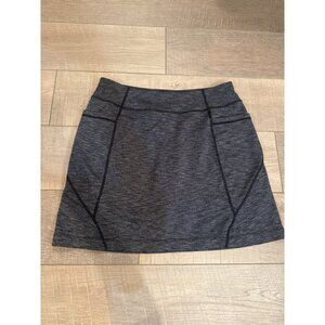 Athleta Gray Athletic Skort With Built-In Shorts Size M
